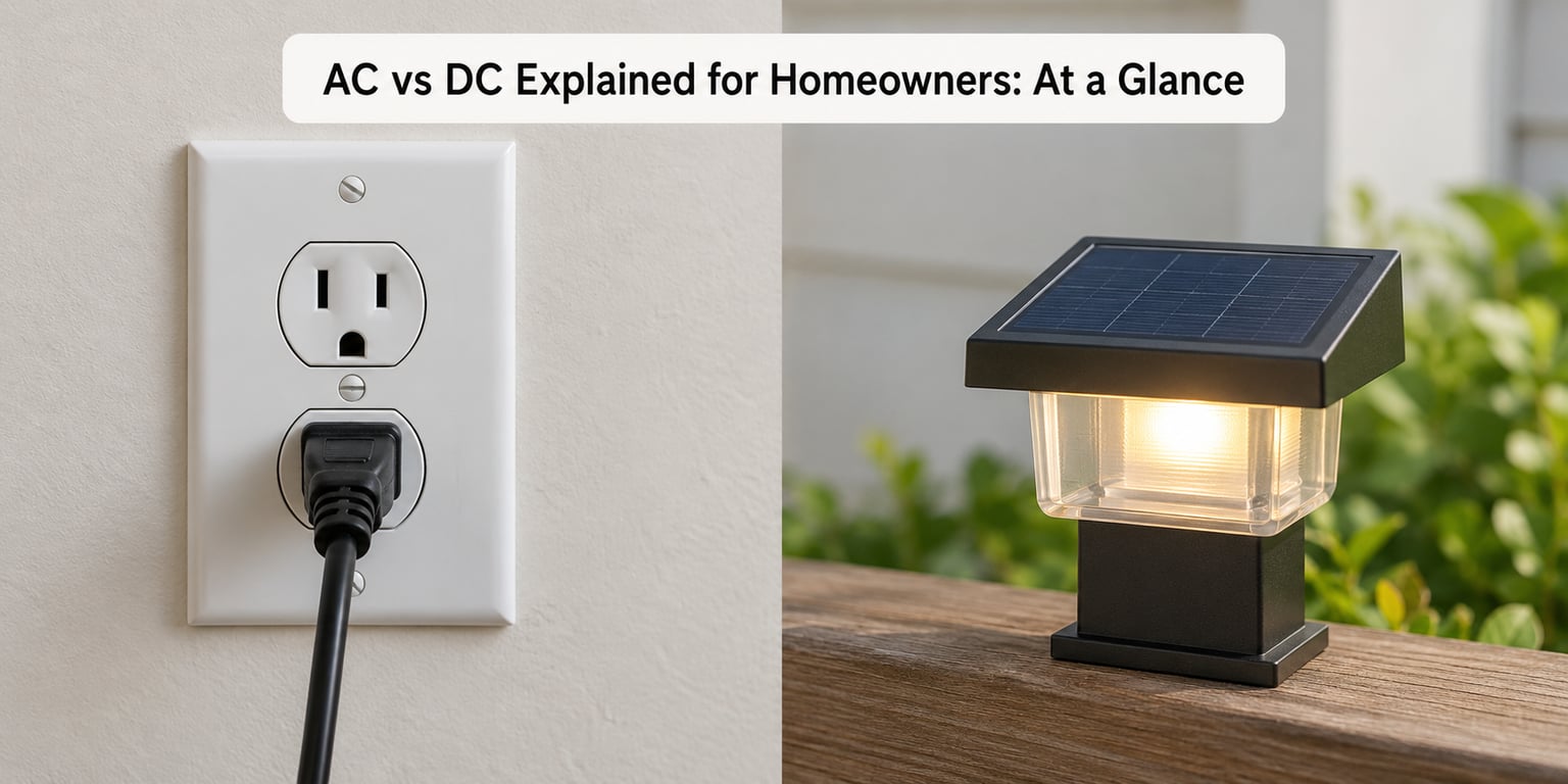 AC vs DC Explained for Homeowners: At a Glance