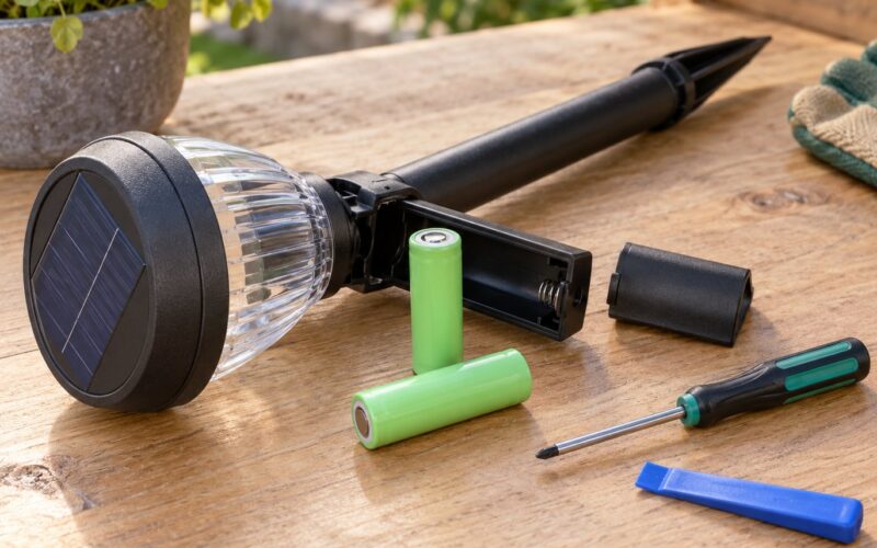How to Upgrade a Solar Light with a Better Battery 2026