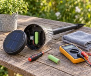 why are my solar lights not working