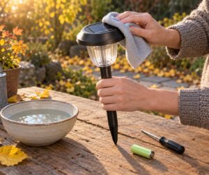 how to extend solar light runtime in fall