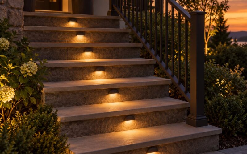 How to Light Stairs Outdoors Safely (October 2026)