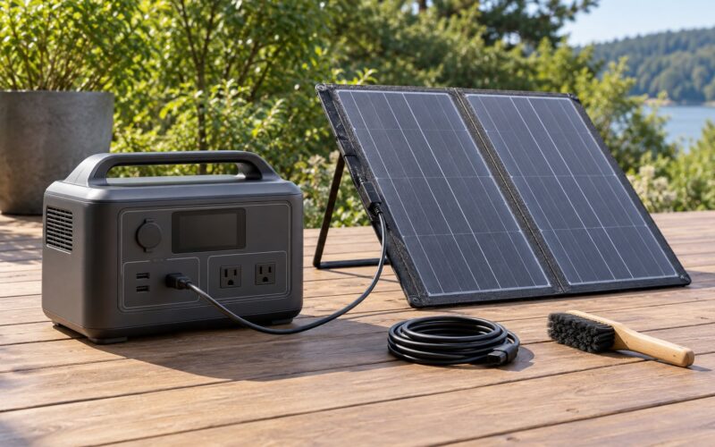 How to Use a Solar Panel to Charge a Power Station Safely (2026)
