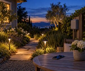 how to time outdoor lights seasonally