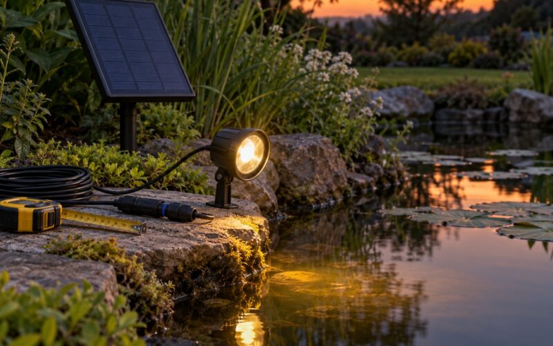 How to Light a Garden Pond Safely: Solar Guide (October 2026)