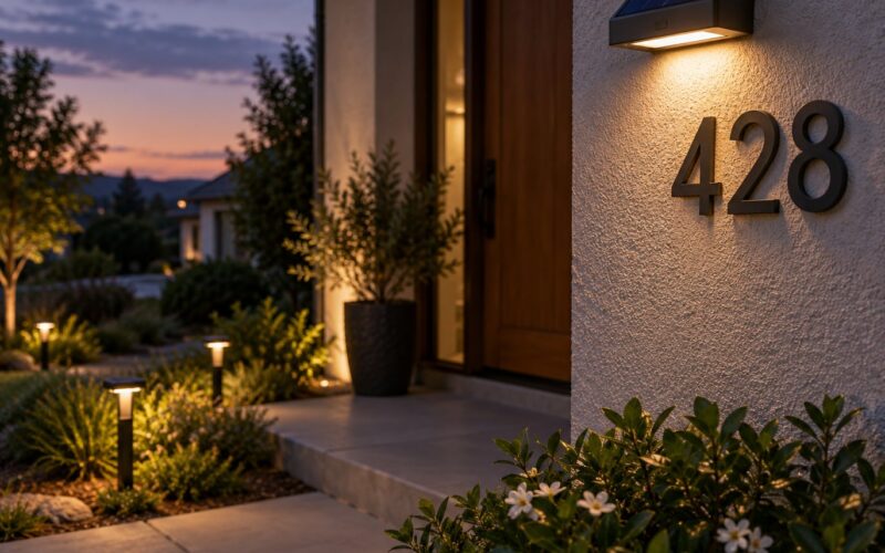 How to Light House Numbers at Night: 5 Easy Solar Ideas 2026