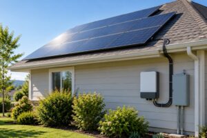how electricity flows from panels to outlets