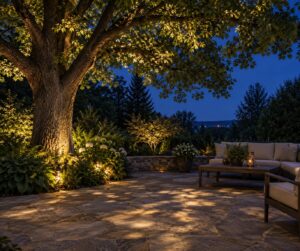 how to use moonlighting in landscape design