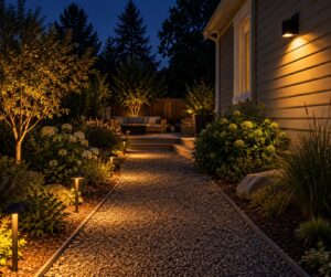 how to reduce light pollution in your yard