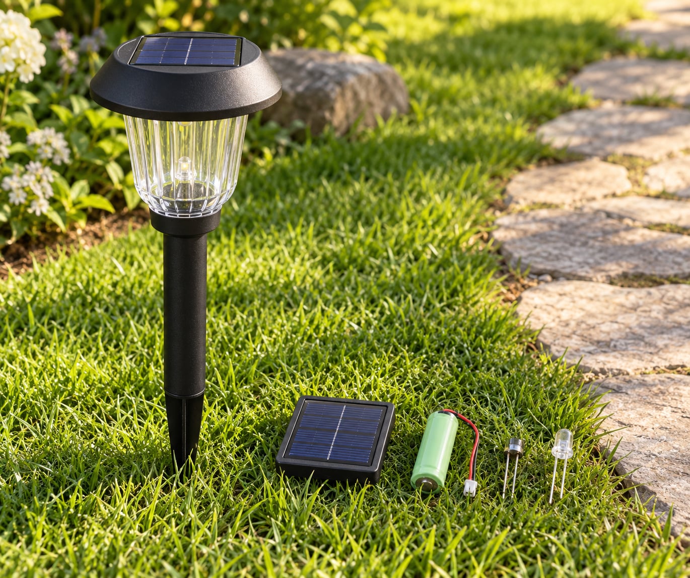 how do solar lights work