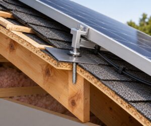 how solar panels are mounted to a roof