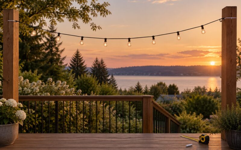 How to Space String Lights Evenly: Simple Outdoor Guide 2026
