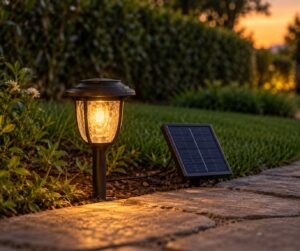 why do solar lights flicker
