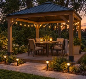 how to light a gazebo without wiring
