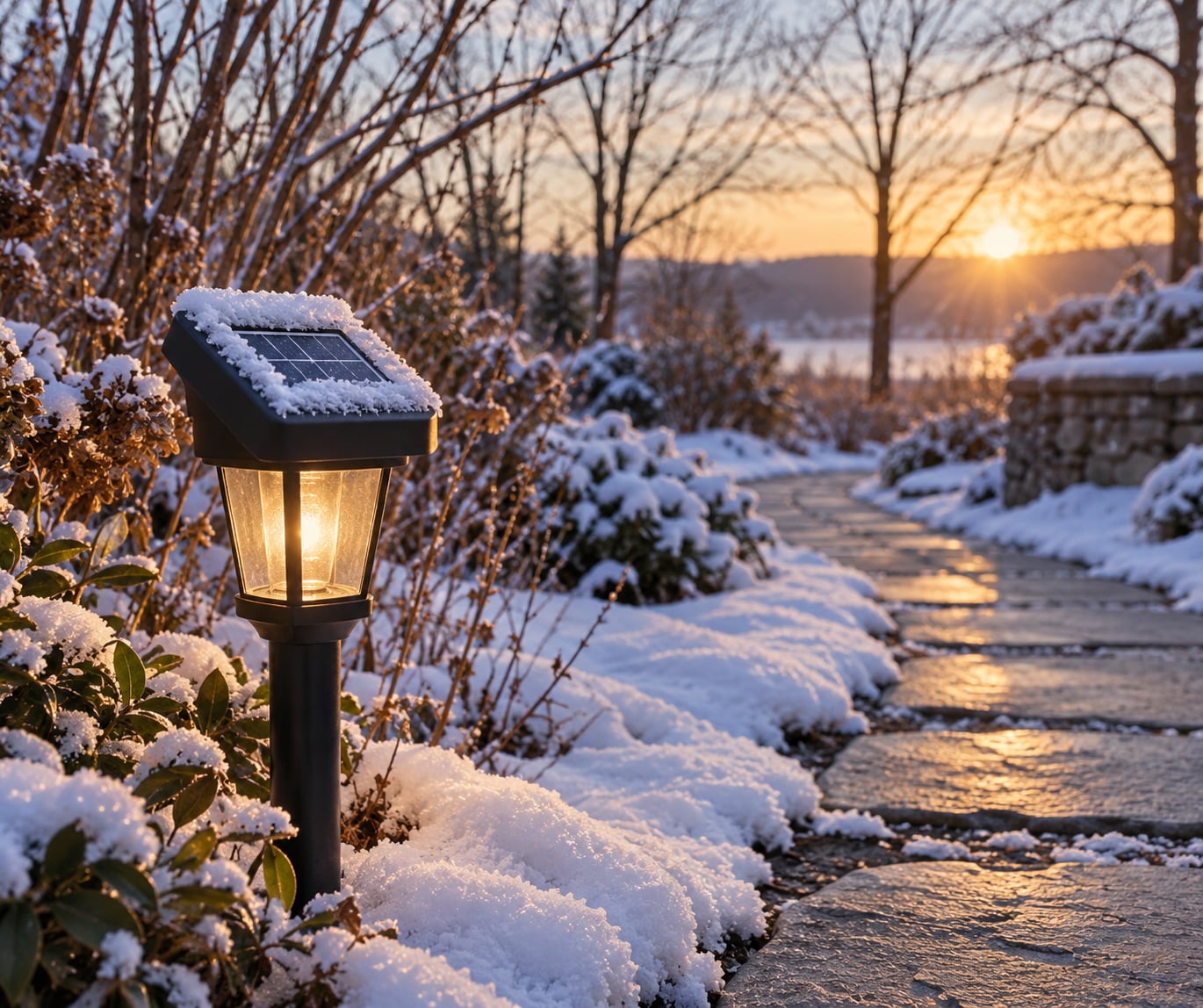 do solar lights work in winter
