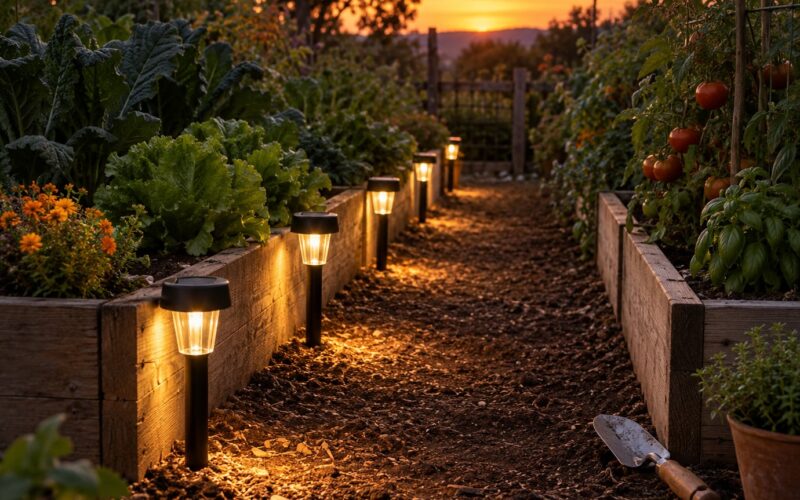 How to Light a Vegetable Garden Path in 2026: Solar Guide