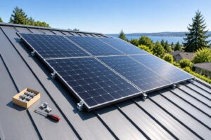 can you put solar panels on a metal roof