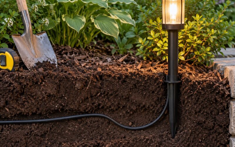 How Deep to Install Landscape Light Stakes (2026)