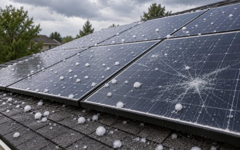 How Hail Affects Solar Panels: Damage & Recovery (2026)