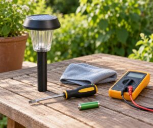 how to fix solar lights that stopped working