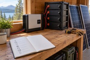 how to size an off grid solar system for a cabin