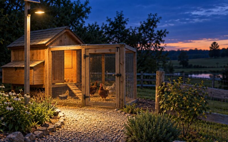 How to Light a Chicken Coop with Solar: Easy Guide 2026