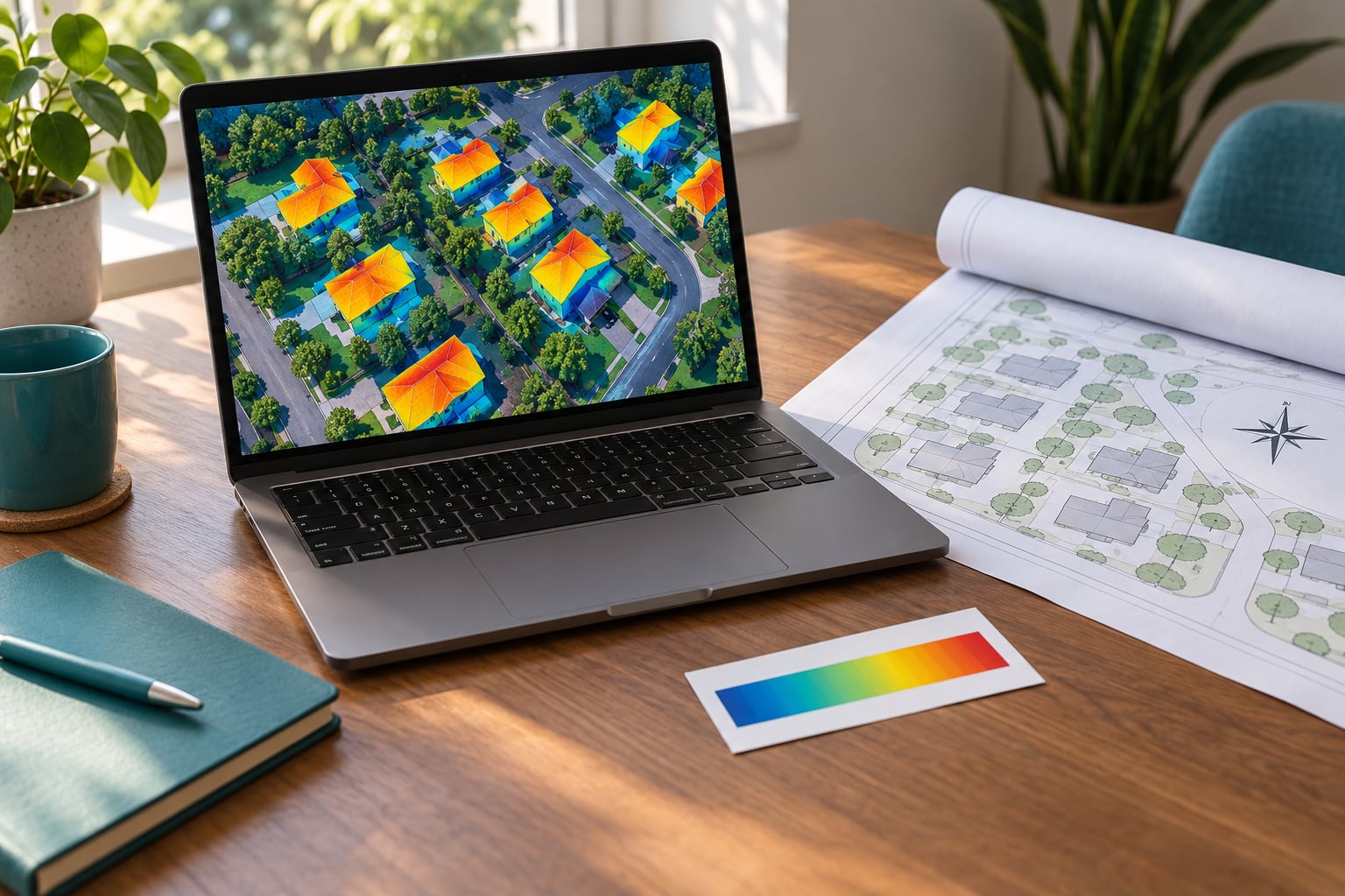 how to read a solar irradiance map