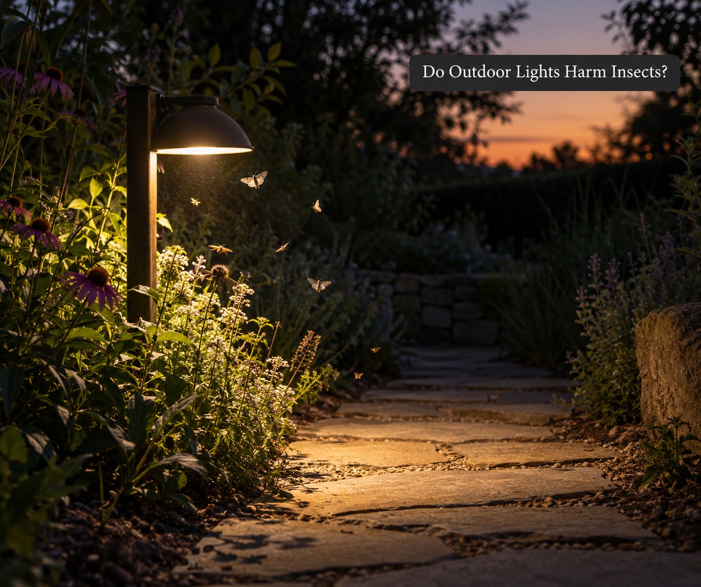 Do Outdoor Lights Harm Insects?