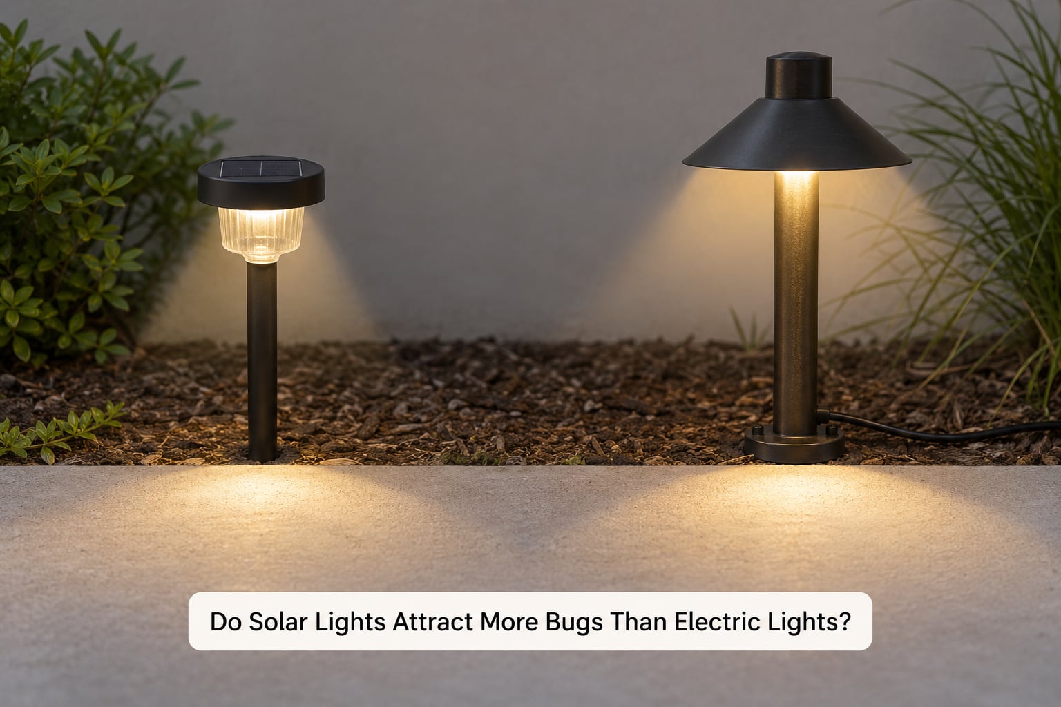 Do Solar Lights Attract More Bugs Than Electric Lights?