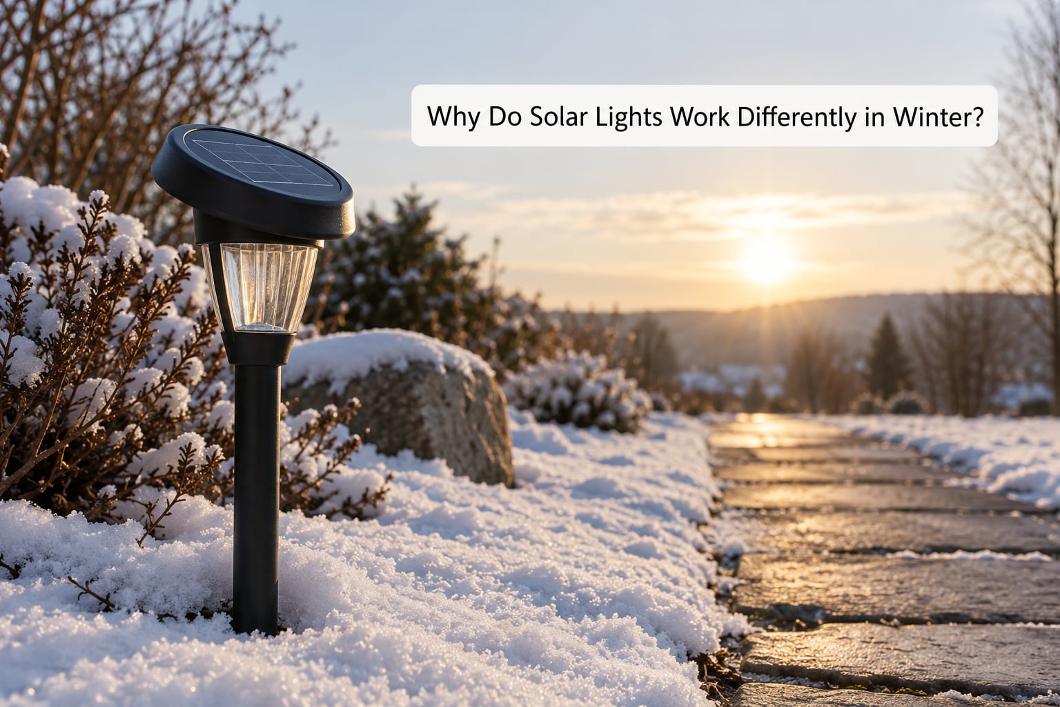 Why Do Solar Lights Work Differently in Winter?