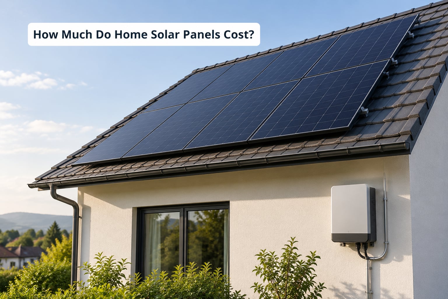 How Much Do Home Solar Panels Cost?