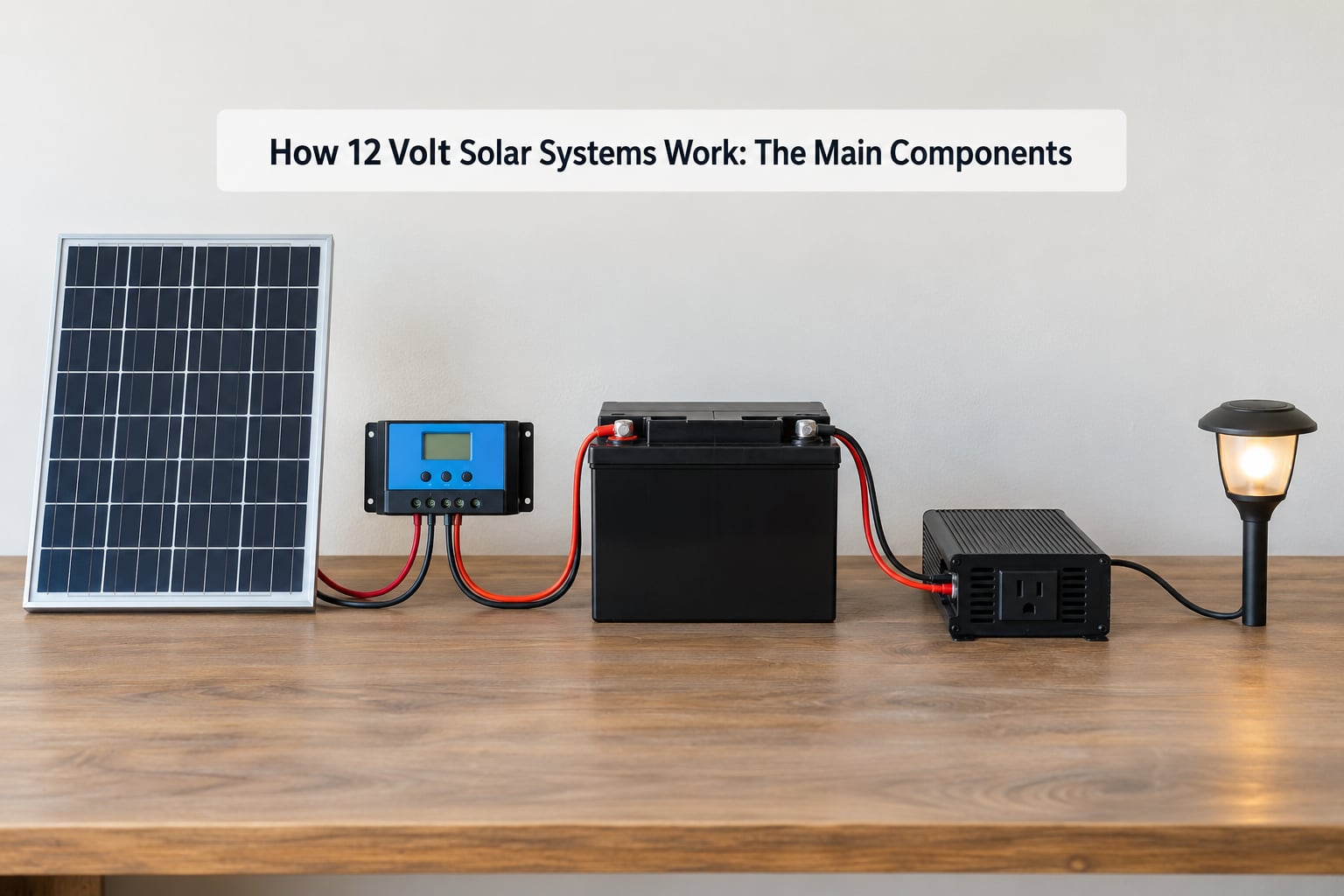 How 12 Volt Solar Systems Work: The Main Components