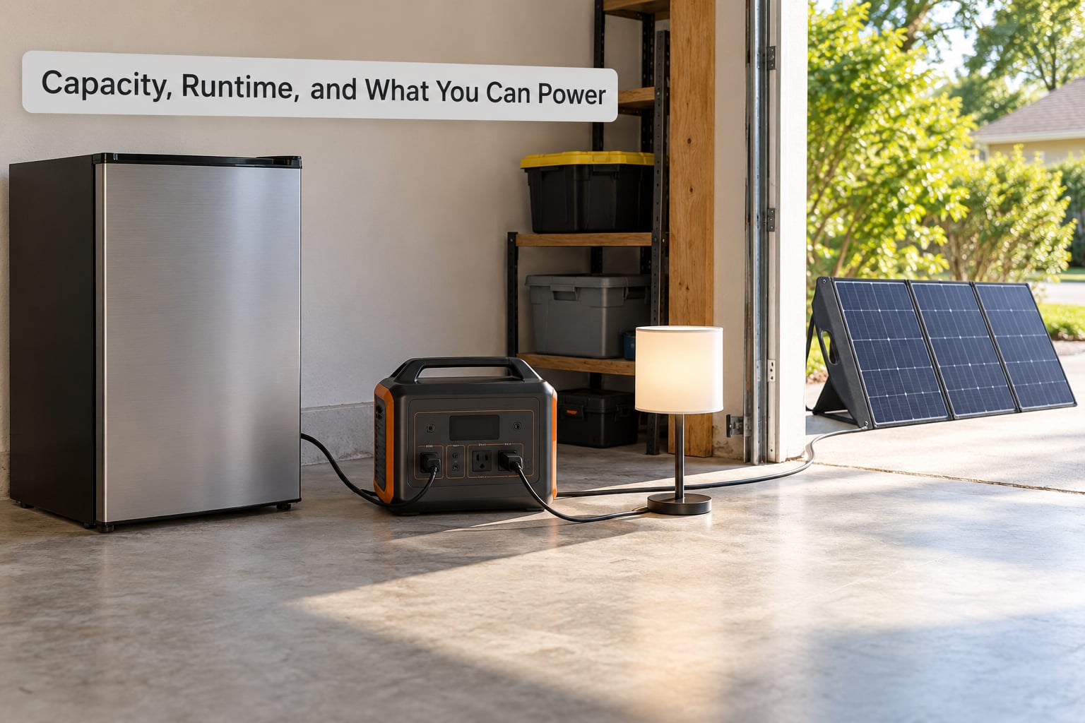 Capacity, Runtime, and What You Can Power