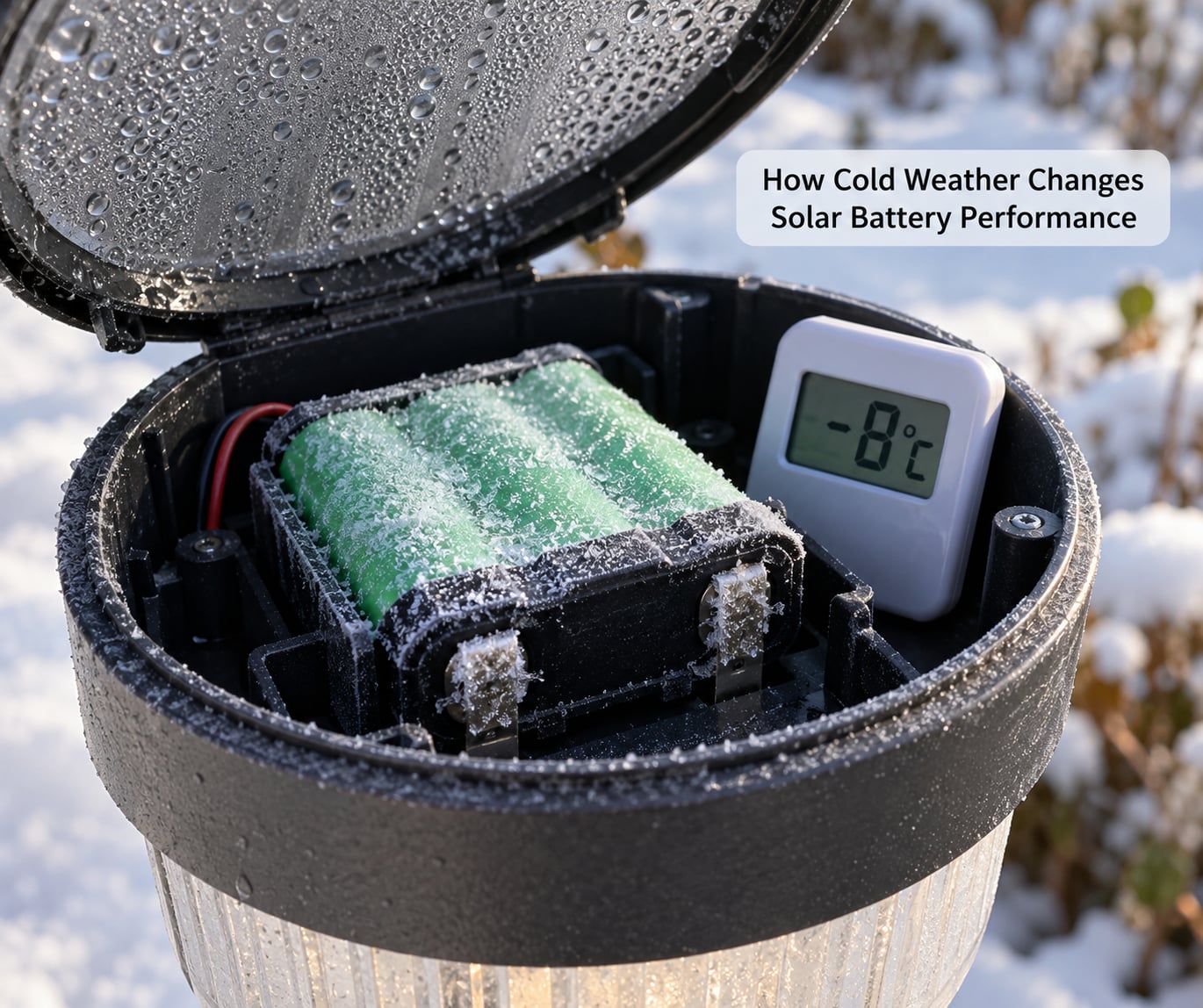 How Cold Weather Changes Solar Battery Performance