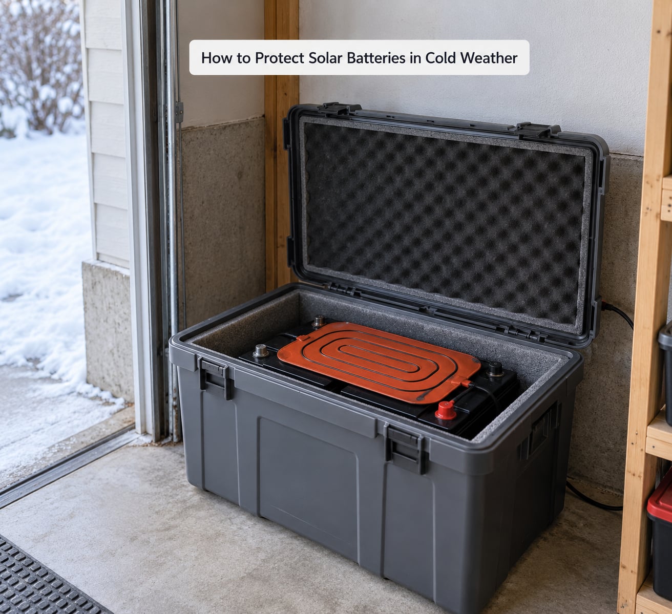 How to Protect Solar Batteries in Cold Weather