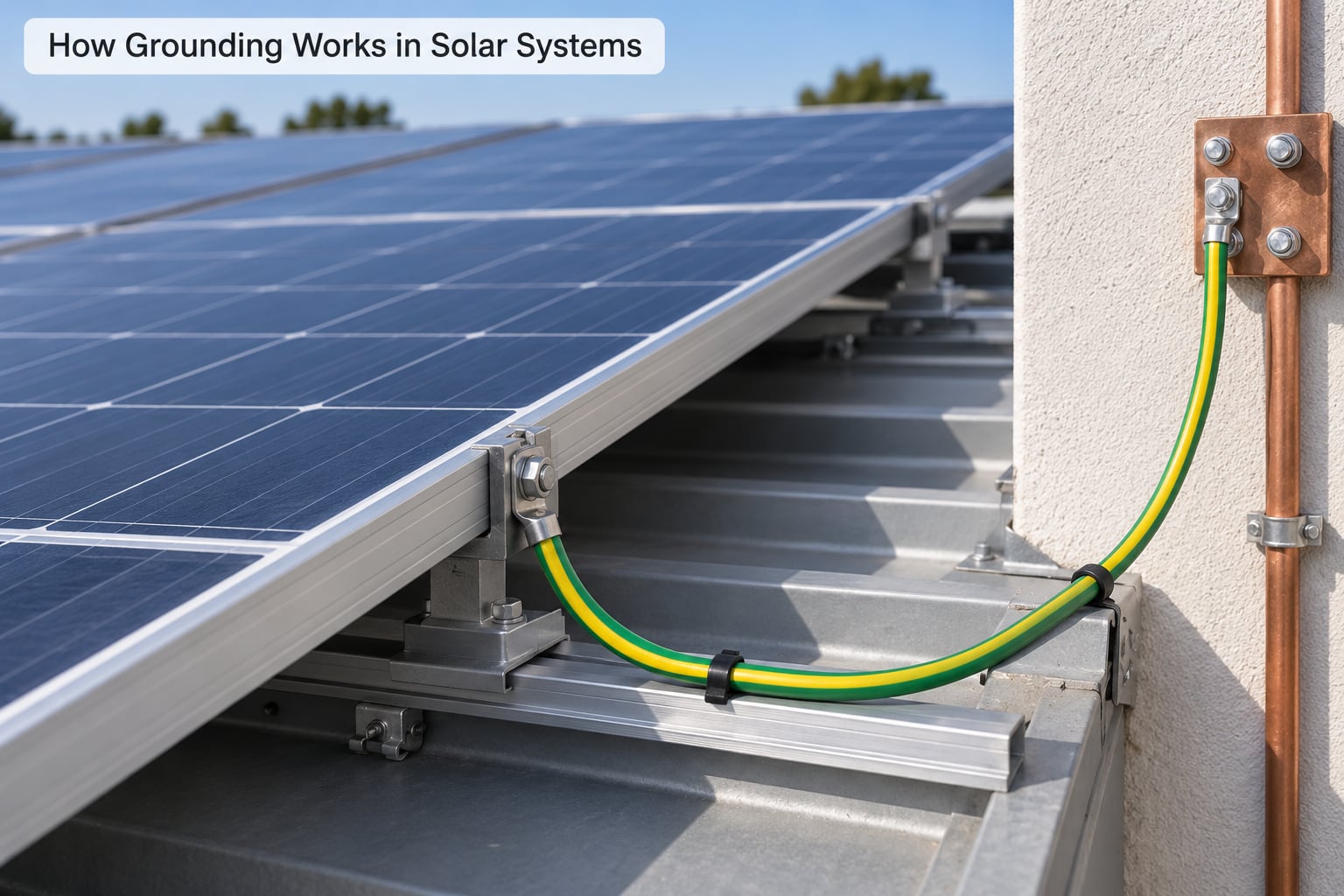 How Grounding Works in Solar Systems