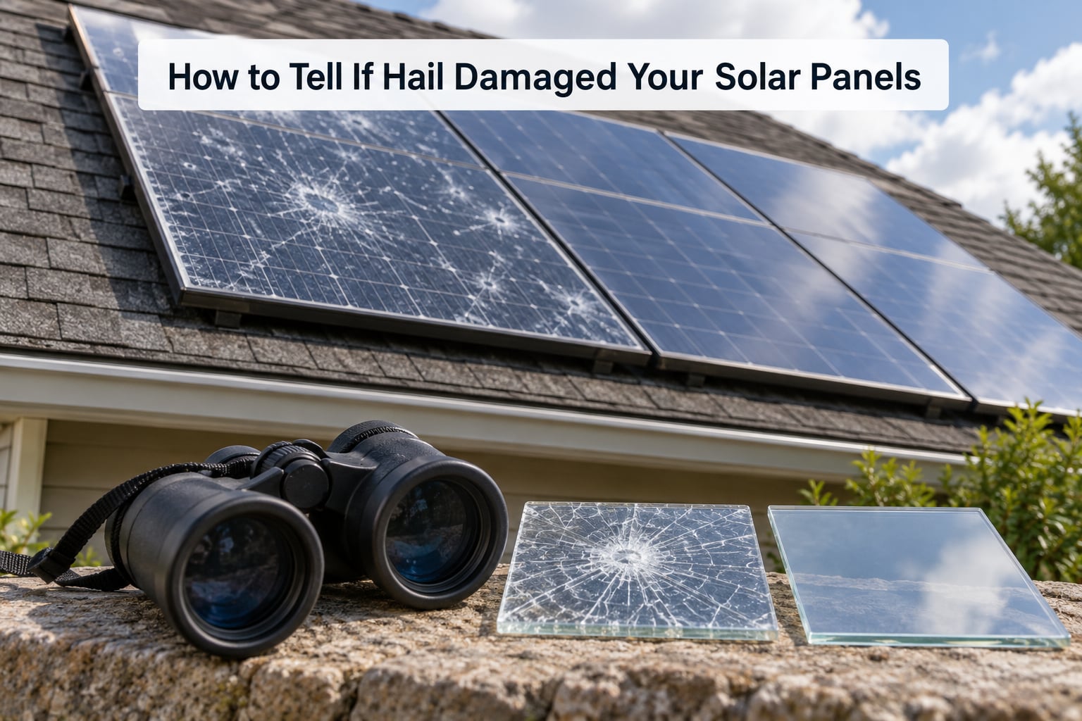 How to Tell If Hail Damaged Your Solar Panels