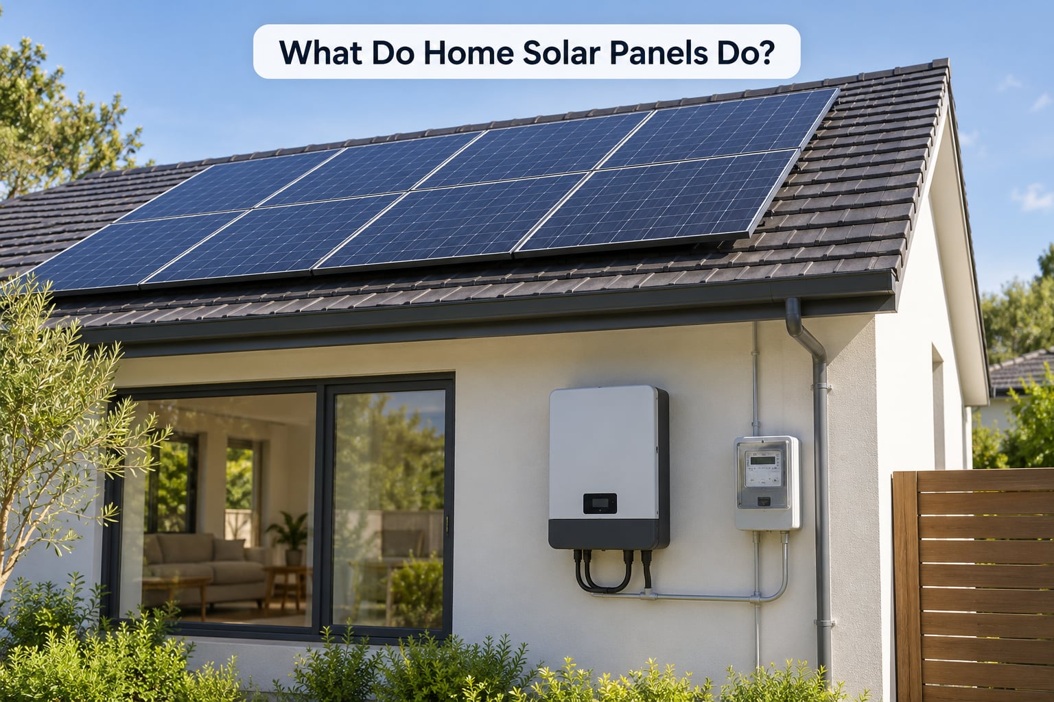 What Do Home Solar Panels Do?