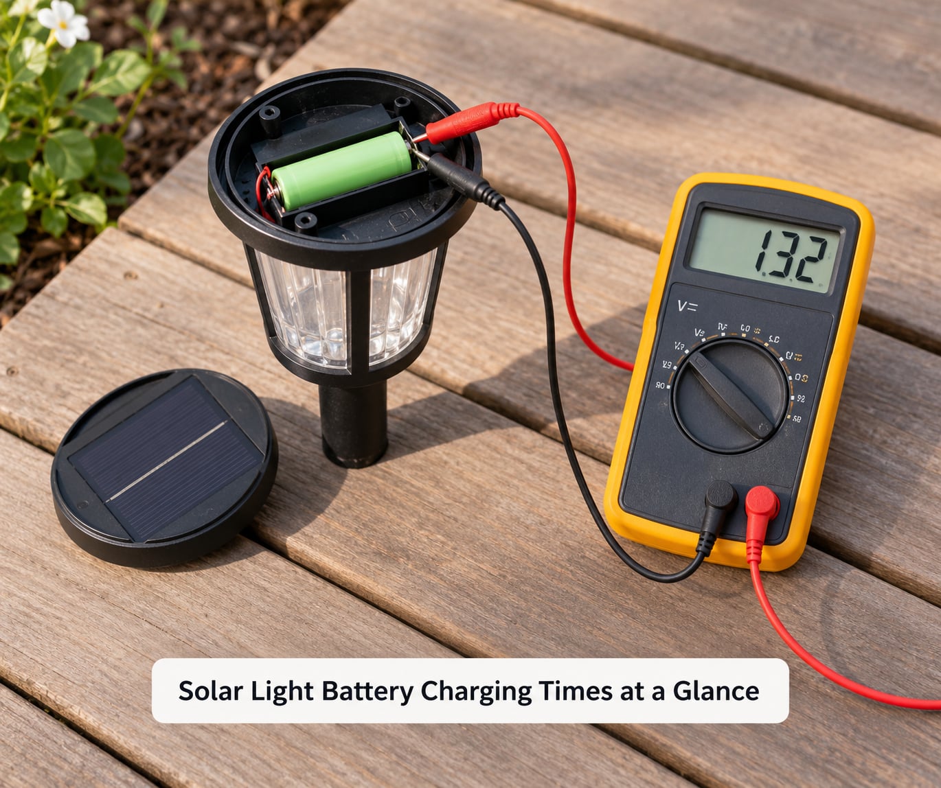 Solar Light Battery Charging Times at a Glance