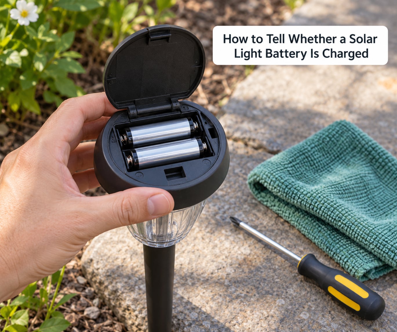 How to Tell Whether a Solar Light Battery Is Charged