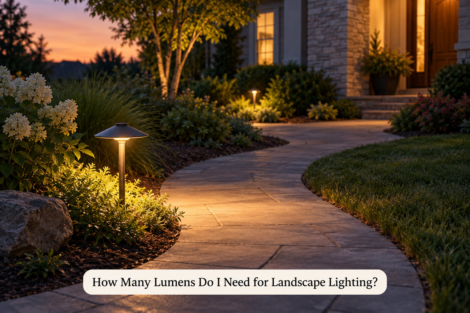 How Many Lumens Do I Need for Landscape Lighting?
