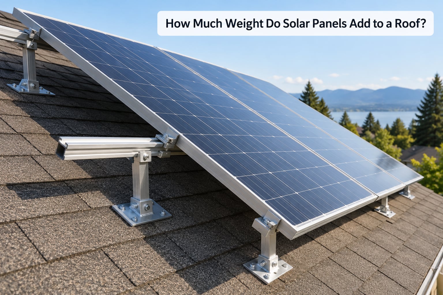 How Much Weight Do Solar Panels Add to a Roof?