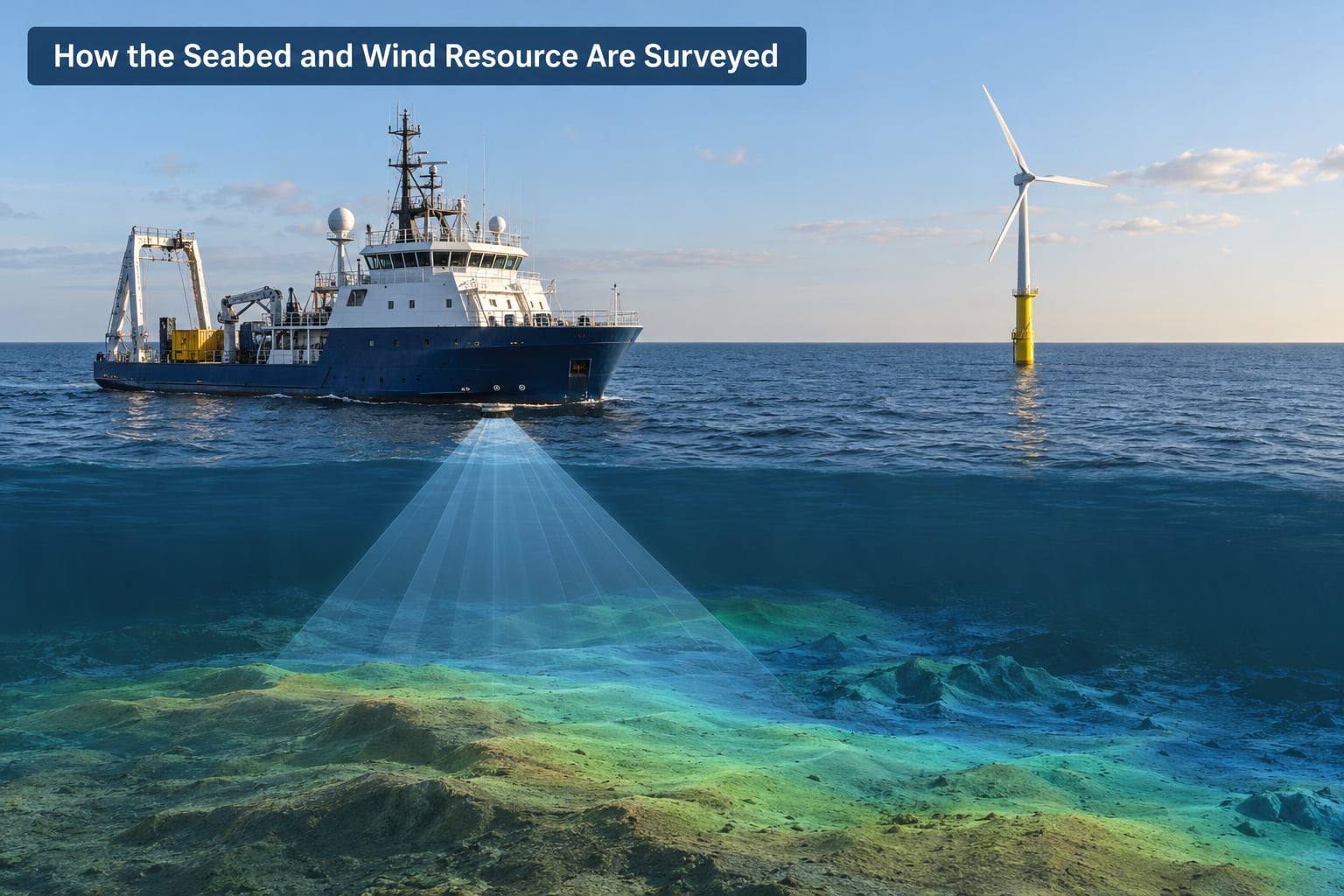 How the Seabed and Wind Resource Are Surveyed