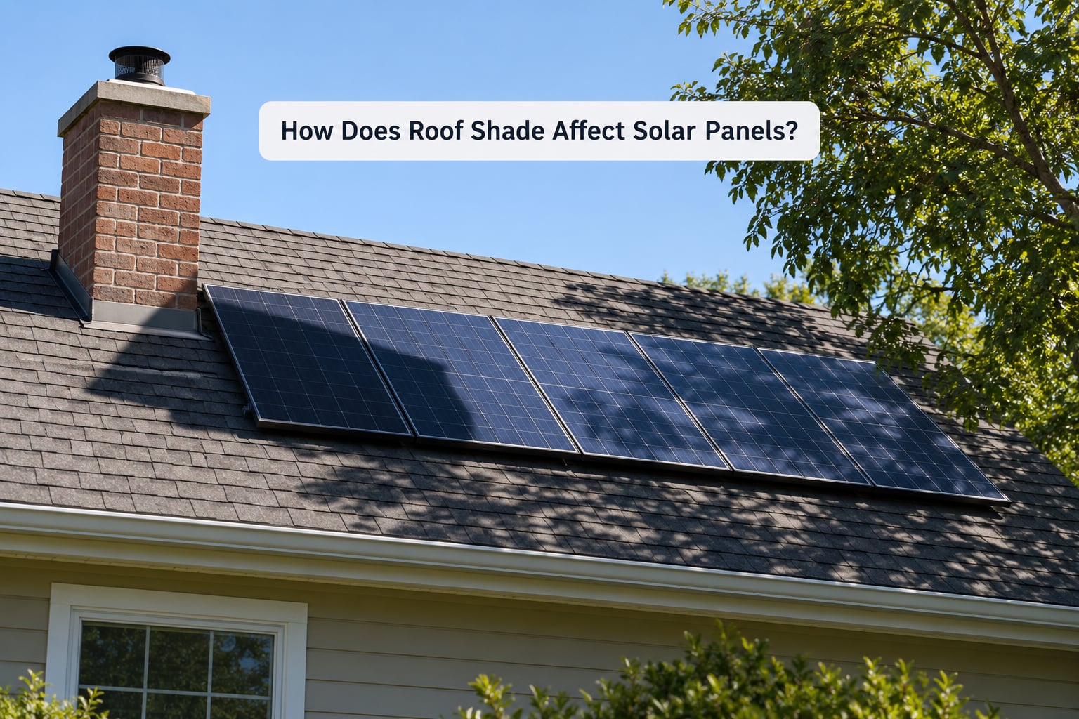 How Does Roof Shade Affect Solar Panels?
