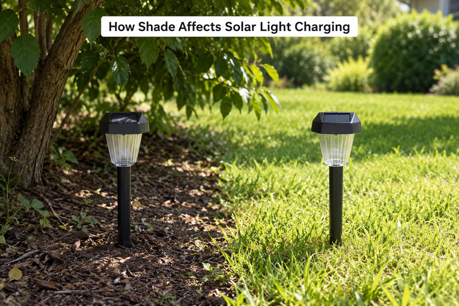 How Shade Affects Solar Light Charging
