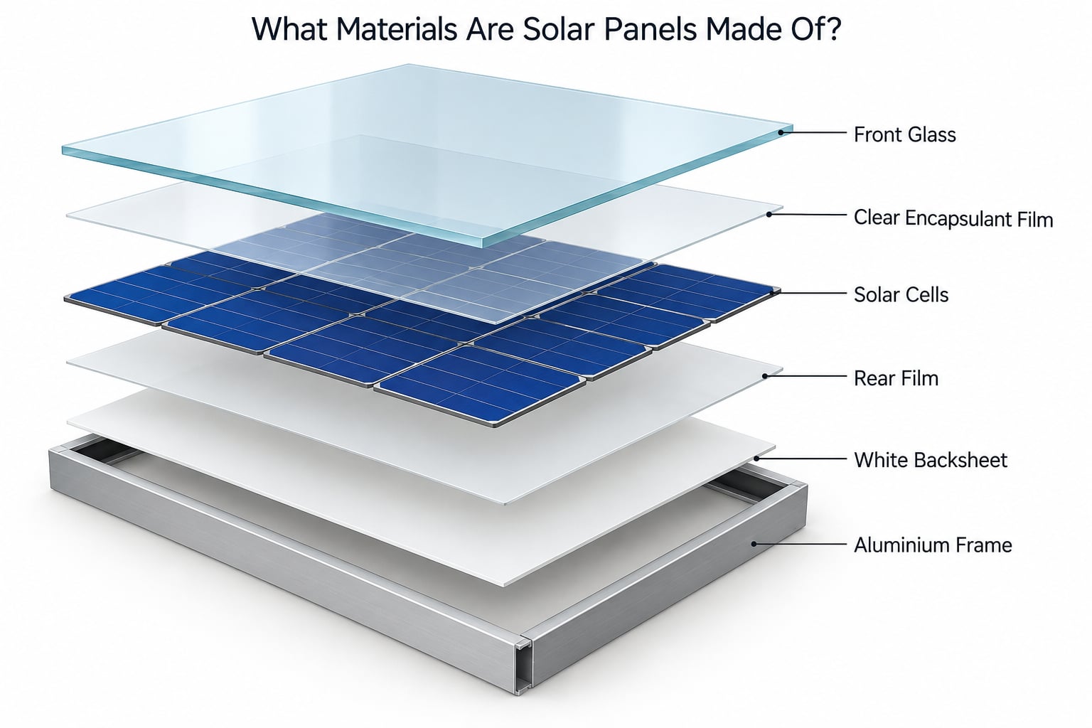 What Materials Are Solar Panels Made Of?