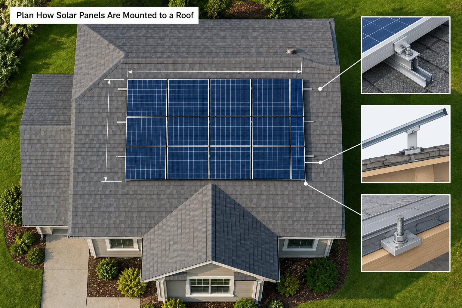 Plan How Solar Panels Are Mounted to a Roof