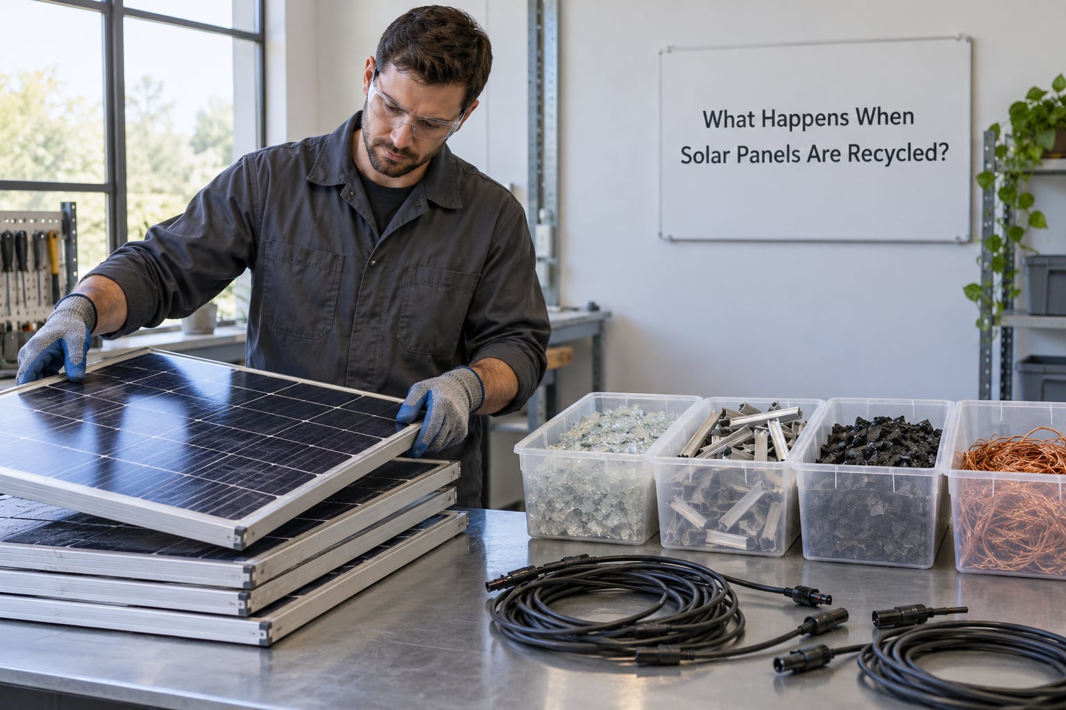 What Happens When Solar Panels Are Recycled?