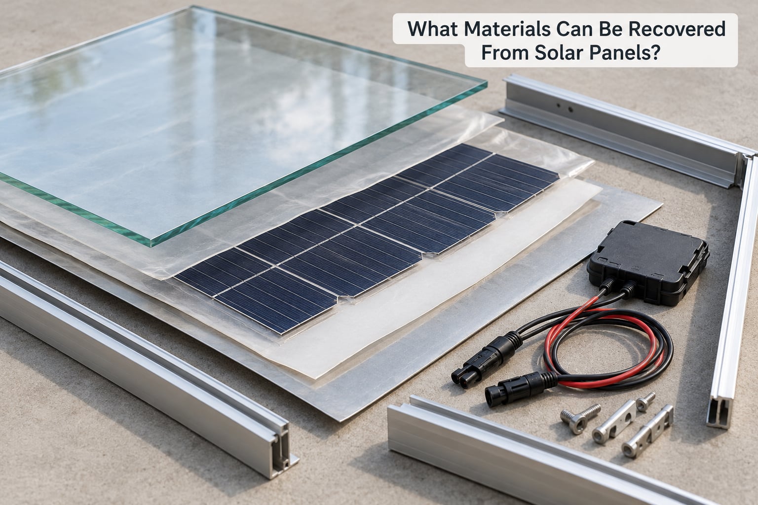 What Materials Can Be Recovered From Solar Panels?