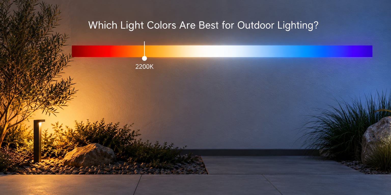 Which Light Colors Are Best for Outdoor Lighting?