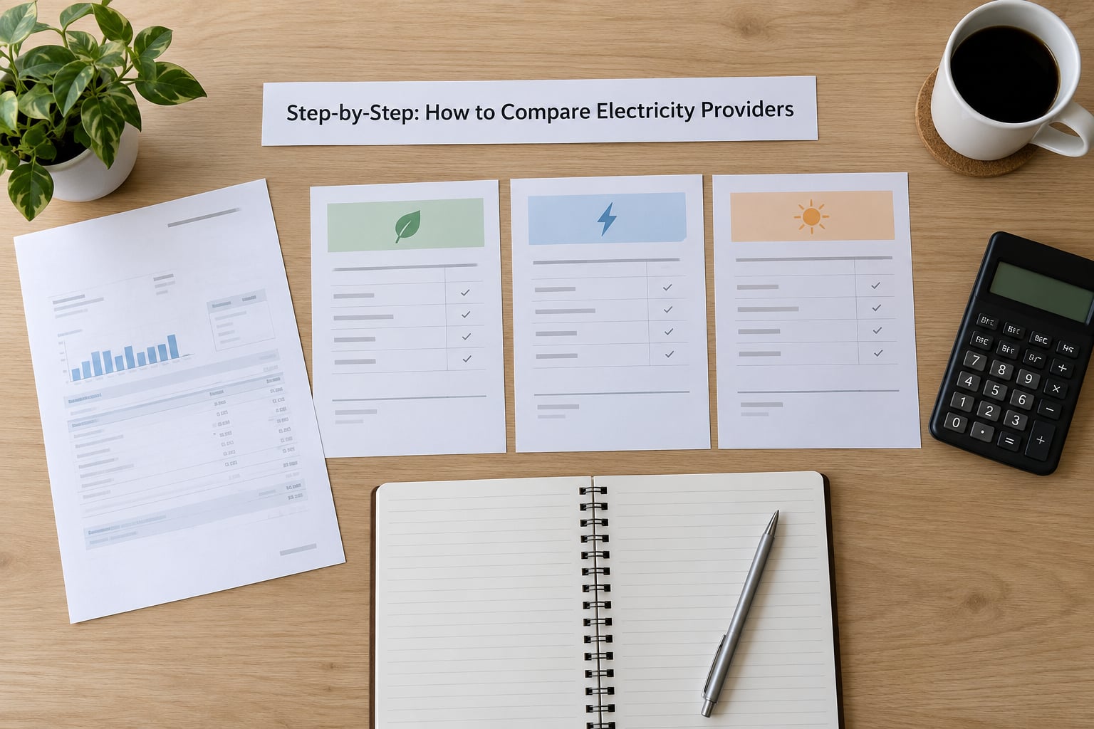 Step-by-Step: How to Compare Electricity Providers